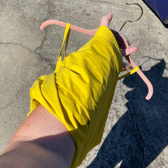 New P.A.R.O.S.H. XS Yellow Maxi Dress With Pockets - Picture 13 of 13